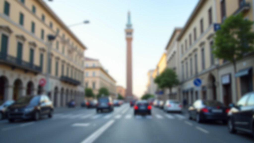 Infrastrutture di comunicazione 5G installate lungo una strada urbana a Padova con sensori integrati