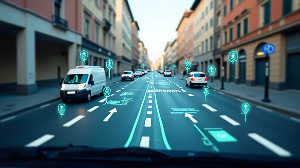 Sistema di navigazione autonoma con sensori e mappe digitali
